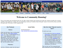 Tablet Screenshot of communityrunning.org